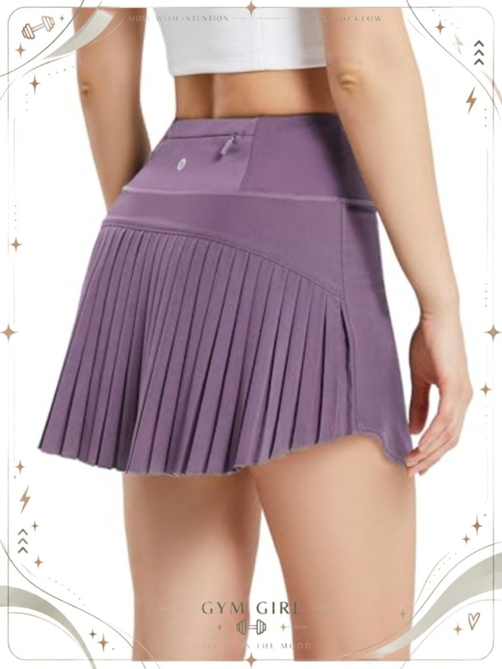 Pleated Tennis Skirt High Waisted Athletic Skort with Shorts Pockets